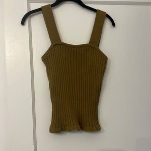 Madewell olive kit tank